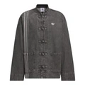 Джинсовая куртка adidas originals CTT унисекс свободная с длинным рукавом, Цвет: средний чёрный деним, Размер: J/M | Китай.рф