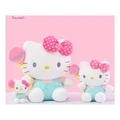 Кукла-плюш MINISO x Sanrio Hello Kitty с воздушным шаром 20/21.5 см, Название продукта: 8-дюймовый сидящий KT — воздушный шар (в подарок салфетка для лица) | Китай.рф