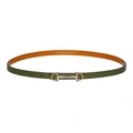 Ремень Gucci кожаный двусторонний с пряжкой horsebit, Стиль: оранжевый/зеленый, Размер: 75, Коробка: Пылезащитный мешок или коробка | Китай.рф