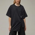 Футболка Y-3 x Adidas ассиметричная унисекс чёрная, Цвет: черный, Размер: M | Китай.рф