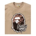 Футболка Bape Mad Ape Head Tee, Цвет: Бежево-желтый BGX, Размер: XXL | Китай.рф