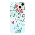 Чехол для телефона PureLove с рисунком цветов в горшках, Цвет: белый, цветочный узор ручной работы, Применимая модель: iPhone 17promax | Китай.рф