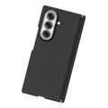 Чехол NAIOUSI из арамидного волокна 600D с карбоновым узором для Samsung Z Fold 8/Z Fold 8 Ultra/Z Fold 7, Цвет: 600D металлическая линза с двойной центральной осью, Применимая модель: Samsung ZFold7 | Китай.рф