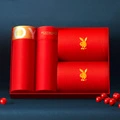 Подарочный набор нижнего белья и носков Playboy в коробке, мужской, Цвет: Праздничный набор 4 шт. — трусы ×2 + носки ×2, Размер: L (45–60 кг) | Китай.рф