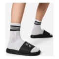 Шлепанцы Li Ning LN Slipper мужские, черно-белые, нескользящие, Цвет: черный/стандартный белый, Размер: 39.5 | Китай.рф