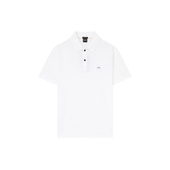 HUGO BOSS - Белое поло с логотипом для мужчин, Цвет: Белый, Размер: S | Китай.рф