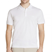 Поло Hugo Boss белое мужское из хлопка, Цвет: Белый, Размер: XS | Китай.рф