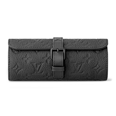 Кожаный чехол для часов Louis Vuitton на 3 пары, черный, Упаковка: Базовая комплектация (сумка + пыльник) | Китай.рф