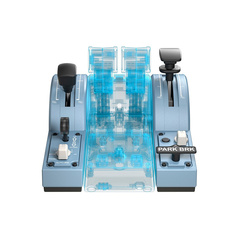 THRUSTMASTER TCA Quadrant ADD-ON Airbus Edition: Модуль для реалистичных авиасимуляторов, Цвет: небесно-голубой | Китай.рф