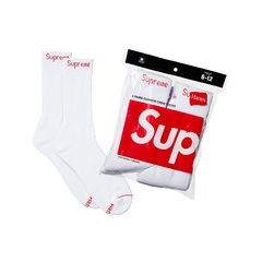 Supreme Hanes: Белые носки для комфорта (4 пары), Размер: Белый [Четыре пары] | Китай.рф