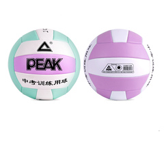 Волейбольный мяч Peak PVC №5 для соревнований и экзаменов, Характеристика: мяч номер 5, Цвет: Одиночный шар № 5 (белый/фиолетово-синий), Характеристики аксессуаров: насосный агрегат | Китай.рф