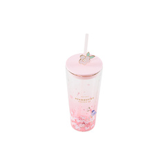Starbucks Двухслойная кружка Цветение сакуры (591 мл), Цвет: розовый, Объем: 591ml | Китай.рф