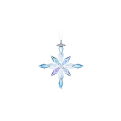 Подвеска Swarovski Холодное сердце 2 Снежинка, Цвет: синий | Китай.рф