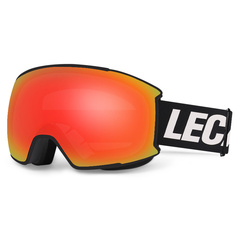 Очки для сноуборда Lecage с магнитными линзами, Цвет: черная рамка красная пленка | Китай.рф