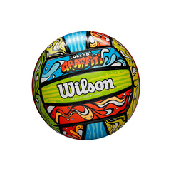 Волейбольный мяч Wilson Ocean Graffiti Bluorgr Зеленый, Характеристика: мяч номер 5, Характеристики подарочной коробки: Нет подарочной коробки, Характеристики аксессуаров: Без аксессуаров | Китай.рф