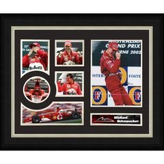 Фото Ferrari F1 с автографом Шумахера (20 дюймов), Набор: в рамке | Китай.рф