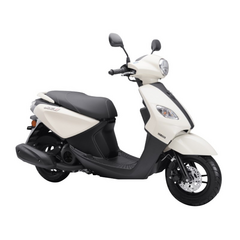 Yamaha Jog i125 PLUS: Стильный и надежный скутер, Цвет: слоновая кость белая | Китай.рф