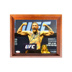Автограф Конора Макгрегора с сертификатом JSA: Фото UFC в рамке, Характеристики аксессуаров: 28×23см При ручном измерении неизбежно возникнут ошибки, которые будут распознаны после фотографирования. | Китай.рф
