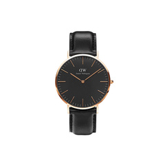 Часы Daniel Wellington с кварцевым механизмом, Цвет циферблата: черный циферблат, Подарочная упаковка: Новая подарочная коробка Zhenlan ограниченного выпуска. | Китай.рф