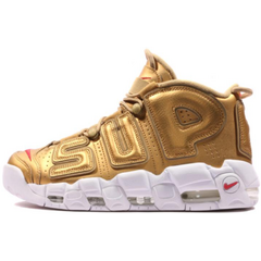 Supreme x Nike Air More Uptempo Золотые Кроссовки, Размер: 38.5 | Китай.рф