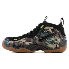 Nike Foamposite Pro Кроссовки Армейский Камуфляж Зелено-Черные Унисекс, Размер: 38.5 | Китай.рф