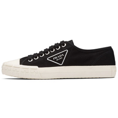 PRADA Wheel Vulcanizzato: мужские спортивные кеды из текстиля, черные, Размер: 39 | Китай.рф