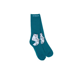 Носки RIPNDIP Lord Nermal Бирюзовые, Размер: Один размер подходит всем | Китай.рф