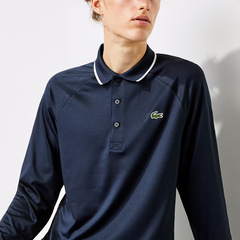 LACOSTE Поло для гольфа с длинным рукавом мужское темно-синее, Цвет: темно-синий, Размер: XS | Китай.рф