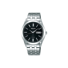 SEIKO Brightz SBPX083: Мужские кварцевые часы с солнечной батареей, Цвет циферблата: черный циферблат | Китай.рф