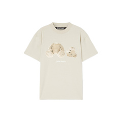 Футболка Palm Angels FW22 с принтом белая, унисекс, Цвет: Белый, Размер: XXS | Китай.рф