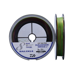 Плетеная леска Daiwa Saltiga 8-жильная – мощь для морской рыбалки, Набор: UVF SALTIGA DURASENSOR X8+si², Характеристика: № 0,6-200 | Китай.рф