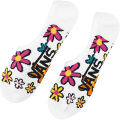 Женские носки-лодочки Vans с цветочным принтом, белый набор, Цвет: 3 пары (белые), Размер: Один размер подходит всем | Китай.рф