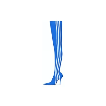 Ботильоны adidas Originals x Balenciaga Knife (сине-белые) | Китай.рф