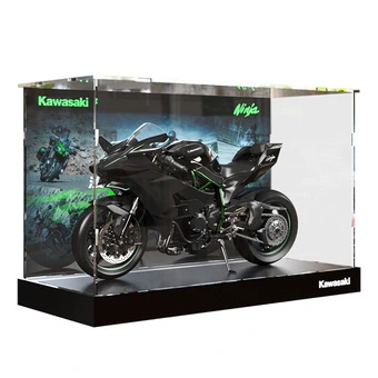 Собранная модель мотоцикла Kawasaki H2R с акриловым боксом | Китай.рф