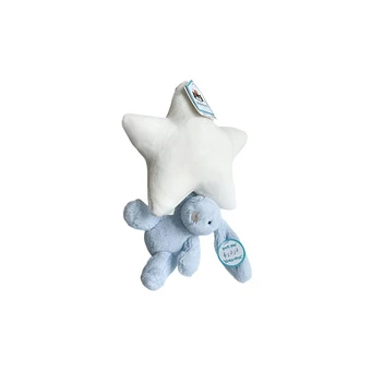 Мягкий кролик JELLYCAT с музыкальным мобилем, голубой | Китай.рф