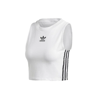Белый топ для йоги Adidas Originals с вышитым логотипом | Китай.рф