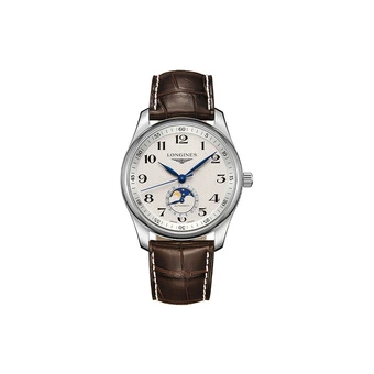 Longines Автоматические Часы с Белым Циферблатом и Кожаным Ремешком | Китай.рф