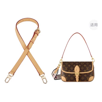 Ремень для сумки LV Diane: Золотистый медовый шик из натуральной кожи | Китай.рф