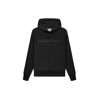 Fear of God Essentials Детское худи SS21 Черное | Китай.рф