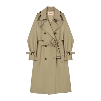 Пальто VEGA CHANG Oversize: Чайная Элегантность | Китай.рф