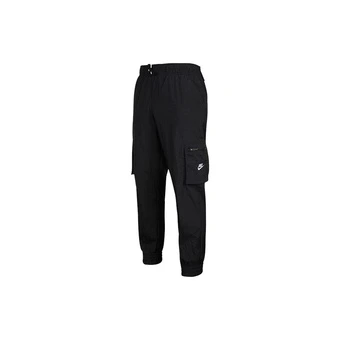 Детские спортивные брюки Nike черные с логотипом | Китай.рф