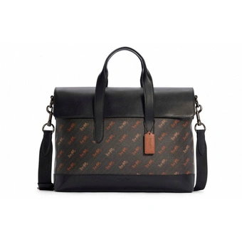 Портфель COACH Hamilton 38 с принтом карета | Китай.рф