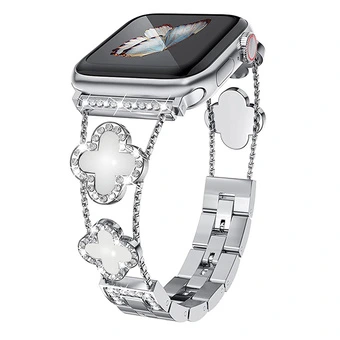 IBOANN Ремешок Chanel для Apple Watch 7/8 с клевером | Китай.рф