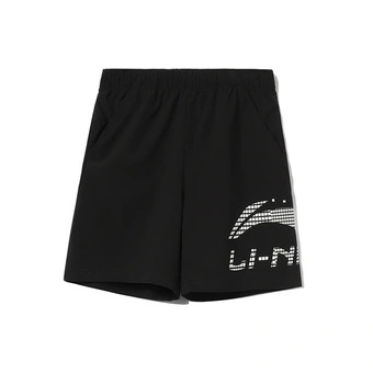 Li-Ning Детские шорты для спорта и отдыха, черные | Китай.рф