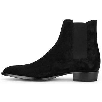 Мужские замшевые челси-ботинки SAINT LAURENT Wyatt | Китай.рф