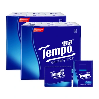 Tempo Прочные бумажные салфетки 4 слоя, 24 упаковки | Китай.рф