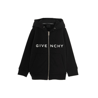 Детская куртка Givenchy FW22 с логотипом 4G, черная | Китай.рф