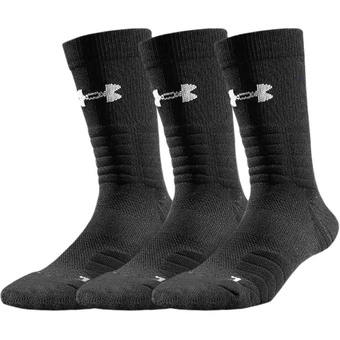 Under Armour: спортивные носки для бега и баскетбола, 3 пары, черные, унисекс | Китай.рф