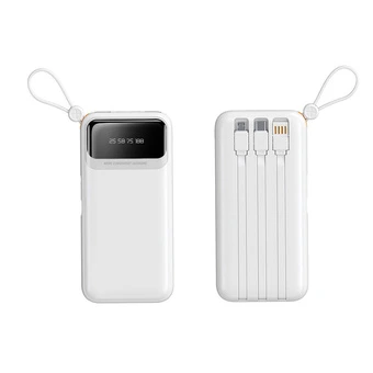 PowerBank Malata K-X100: 10000mAh с 4 кабелями | Китай.рф