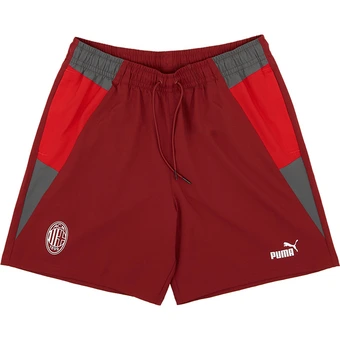 PUMA AC Milan тренировочные шорты мужские красно-черные | Китай.рф
